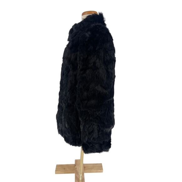 Somerset Furs Real Rabbit Fur Coat - Picture 4 of 10
